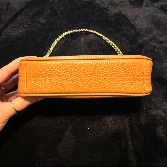 Coach Penny Camel Pebbled Leather Nolita 19 Chain Strap - Picture 5 of 9